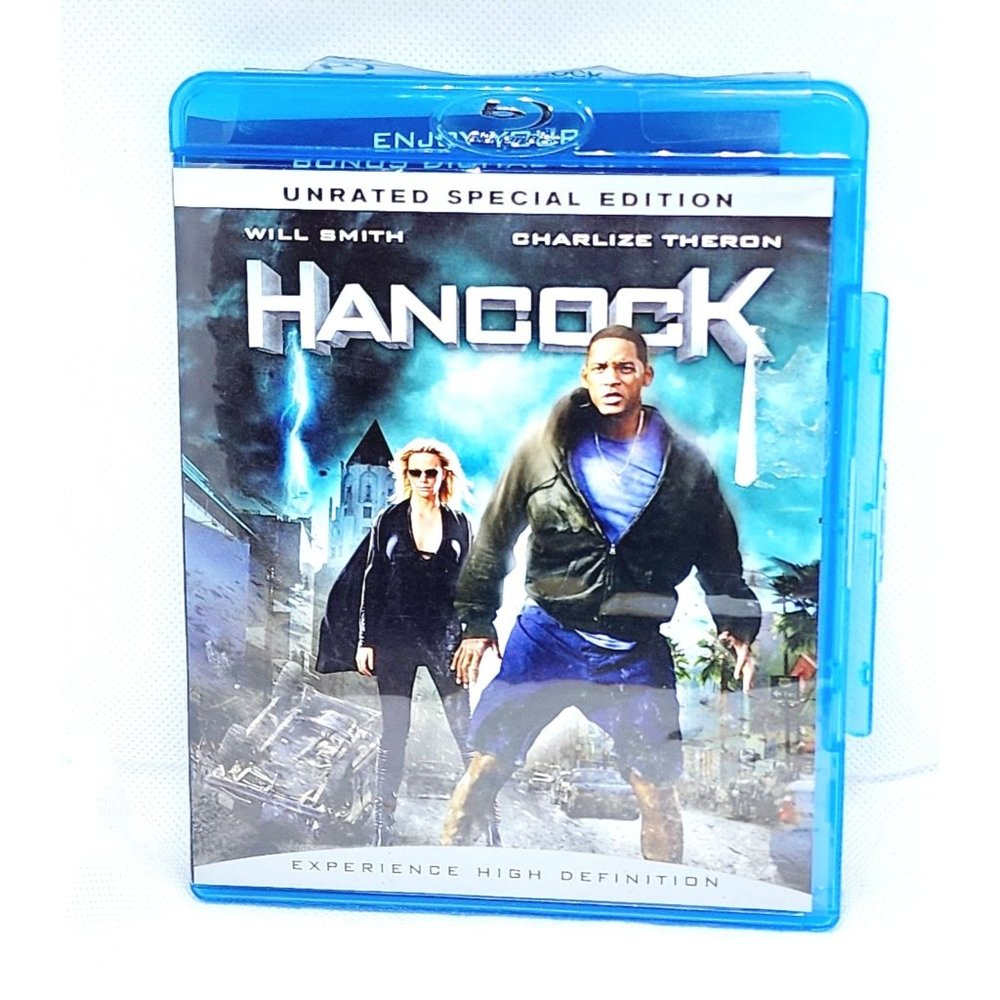 Hancock Unrated Special Edition 2 Disk Blu Ray DVD High Definition Movie Clean